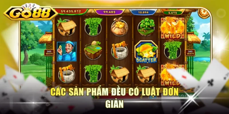 Các sản phẩm đều có luật đơn giản
